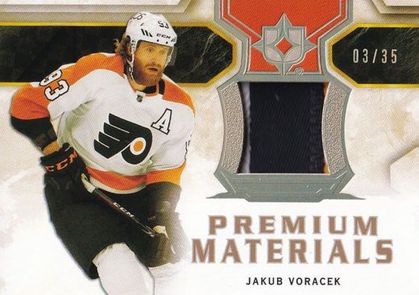 patch karta JAKUB VORÁČEK 20-21 UD Ultimate Premium Materials /35